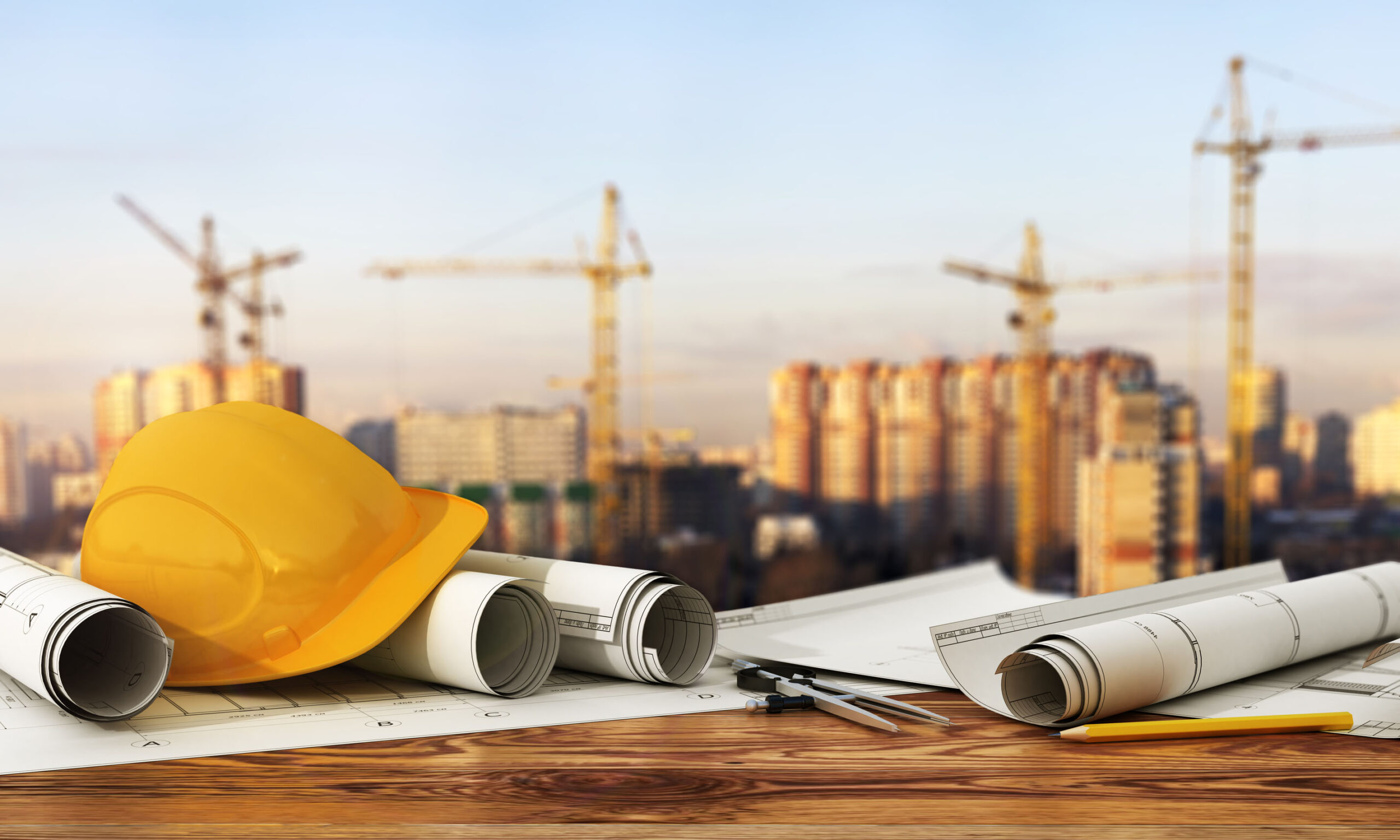 Concept of construction and design.